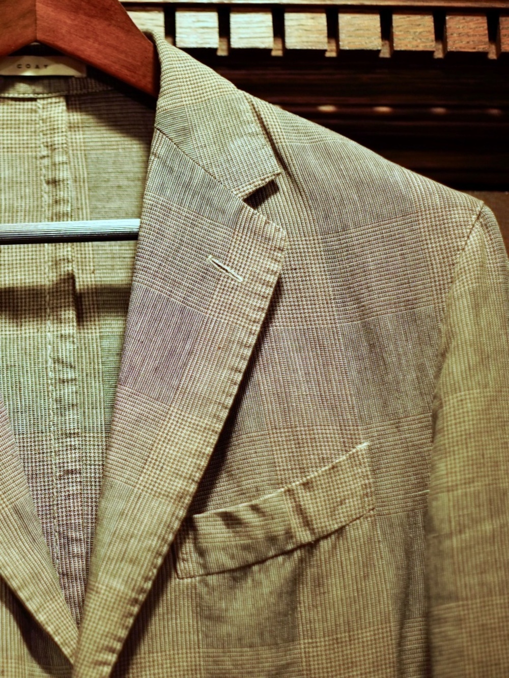 Boglioli linen "coat" unstructured fine Italian tailoring.